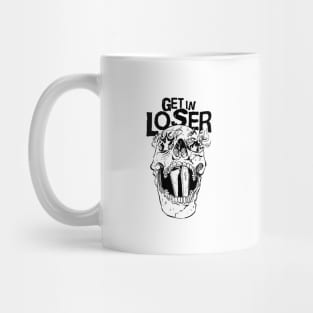 get in loser coffin soft grunge gothic goth aesthetic Mug